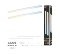 Paulmann lámpara bajo mueble Inline, ampliación de 2 unidades, blanco, 35 cm,