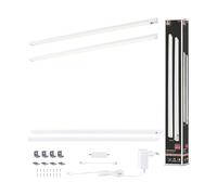Paulmann 98618 Luminaria bajo mueble LED Inline juego de 2 uds. 2 x 6 W 550 x 26 mm 2 x 500 lm 24 V blanco mate 3000 K regulable
