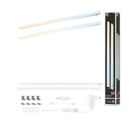 Paulmann 98619 Luminaria bajo mueble LED Inline juego de 2 uds. 2 x 6 W 550 x 26 mm 2 x 500 lm 24 V blanco mate Tunable White