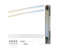Paulmann 98621 Luminaria bajo mueble LED Inline 2 x 6 W 550 x 26 mm 2 x 500 lm 24 V cromo mate Tunable White