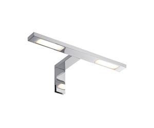 Paulmann 99385 Luminaria de espejo y armario LED Galeria, aplique, foco Double Hook 2x32 W, baño, cromo, iluminación de armarios, in uente de luz