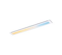 Paulmann 99962 Luminaria muebles LED Clever Connect Spot Border 300 mm Tunable White 12 V cuad. incl. 1x5 W reg., blanco mate, plástico, 2700-6500 K