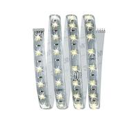 Paulmann 99972 Luminaria para muebles LED Clever Connect, Strip 1 m 12 V incl. 1x6,5 W, regulable, lámpara de armario, transparente, luz para armario, plástico, lámpara de cocina 2700-6500 K