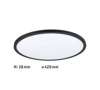 Paulmann Atria Shine panel 3-step negro 830 Ø42cm