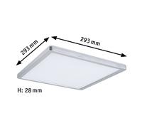 Paulmann Atria Shine panel on/off cromo 830 29x29