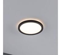 Paulmann Atria Shine Panel on/off negro 830 Ø19cm