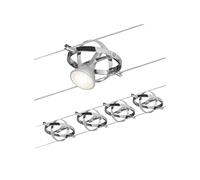 Paulmann Cardan sobre cable 4 cromo mate/cromo