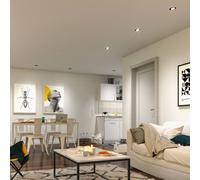 Paulmann Coin Base Foco empotrable LED negro 3 RGBW ZigBee