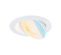 Paulmann ENC - Juego de luces LED (3Stepdim, 1 x 750 lm, 2700-6500 K, 5 W, 230 V, color blanco esmerilado 92253)