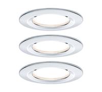 Paulmann foco empotrable LED Nova Coin 3 cromo redondo atenuable