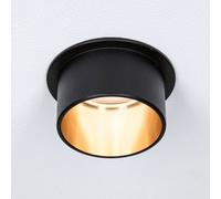 Paulmann Gil lámpara de techo 1x6 W negro-dorado 93378