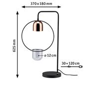 Paulmann Neordic lámpara de sobremesa 1x20 W negro-cobre 79746