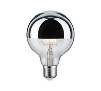 Paulmann Bombilla LED 28673 6,5 W 2700 K E27 cabeza espejo plata