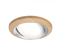 Paulmann Lanati lámpara empotrada 1x6 W madera 92240