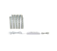 Paulmann 705.85 Juego básico Function MaxLED 1000 1,5 m blanco cálido 20 W 230/24 V 60 VA plata 70585 Tira de luz LED, cinta de luz, tubo luminoso