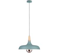 Paulmann Neordic lámpara colgante 1x20 W verde-cobre-madera 79655