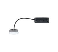 Paulmann Nova 93078 - Módulo de luz LED empotrable (1 x 6 W, regulable, plástico satinado, moneda de 2700 K, 6 W)