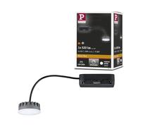 Paulmann Nova 93079 - Lámpara LED empotrable (1 bombilla de 6 W, regulable, plástico satinado, 4000 K)