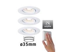 Paulmann Nova mini Plus LED easydim 3 ud. blanco