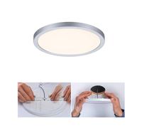 Paulmann panel LED Aero 3.000K redondo cromo 17,5