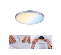 Paulmann panel LED Aero ZigBee redondo cromo 17,5