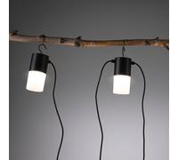 Paulmann Plug & Shine cadena de luces de exterior Tubs antracita 3xE14