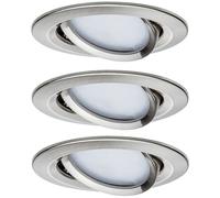 Paulmann Premium lampa do zabudowy 3x6,8 W stal szczotkowana 93865