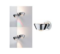 Paulmann Sabik Aplique de pared LED cromo