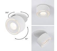 Paulmann Spircle lámpara de techo 1x8 W blanco 93372