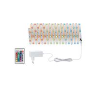 Paulmann 3989 - Tira de luces led (10 m, RGB, IP20, 230/24 V, incluye 19 W, regulable, plástico), color blanco