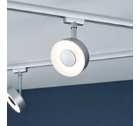 Paulmann URail Circle foco LED white switch cromo