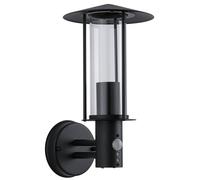 Paulmann Wall Classic lámpara de pared para exteriores 1x15 W negro-transparente 94396