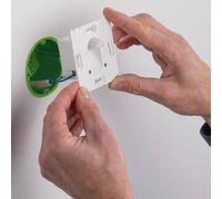 Paulmann Wall empotrada con sensor, blanco angular