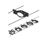 Paulmann Wire MacLED LED sobre cable 5 luces negro