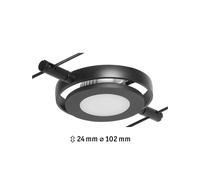 Paulmann Wire RoundMac foco de sobre cable negro