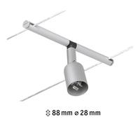 Paulmann Wire Salt foco luz sobre cable cromo mate