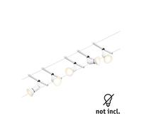 Paulmann Wire Salt sobre cable, 5 luces 5m blanco