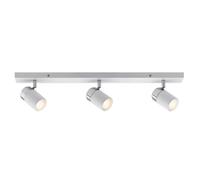 Foco de pared Zyli (30 W, L x An x Al: 7 x 60 x 11 cm, Blanco/Cromado, GU10, Número de bombillas: 3 ud.)