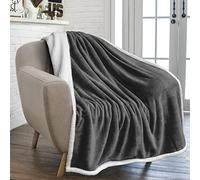 Pavilia - Manta de Sherpa, Suave, acogedora, Microfibra Ligera, Reversible, para Todas Las Estaciones, para el sofá o la Cama