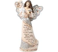 Pavilion Gift Company Elements 9-Inch Sympathy Angel Holding Star, Stars in The Sky