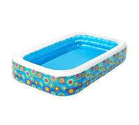 Bestway Piscina hinchable rectangular Aquarium 305x183x56 cm Azul 1161L