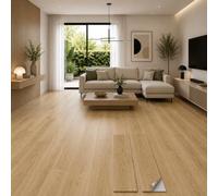Pavimentos Arquiservi - Suelo Vinílico Autoadhesivo PVC -【35 m²】- Grosor 2mm - Diseño Roble Clásico Dorado - Gran Durabilidad y Resistente al Agua - Fácil Mantenimiento