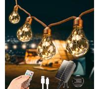 Pavlleen Luces Solares Exterior, 8M 16 Bombillas Luces Solares Led