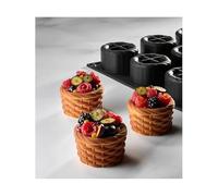 Pavoni Pavoflex - Molde de silicona Panier PX43127, 12 porciones individuales, efecto cesta, mousse semifríos, pasteles modernos, horno y congelador -40 °C/+ 280 °C, antiadherente, fabricado en Italia