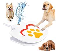 Paw Activated Dog Sprinkler, Non Slip Water Fountain, Interactive Hose Spray Device with Stable Base Design, Outdoor Pet Entertainment Accessory for Active Play Garden Summer Party Fun for Dogs