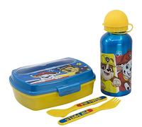 Paw Patrol - Botella de aluminio y fiambrera con juego de cubiertos (400 ml)