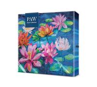 PAW - Servilletas Papel 3 Capas (33 x 33 cm) I 20 Unidades I Perfecto para Cumpleaños, Fiestas, Bodas, Comuniones y Celebraciones I Servilletas de Papel de Colores I Estanque de Lirios
