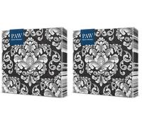 PAW - Servilletas Papel 3 Capas (33 x 33 cm) I 20 Unidades I Servilletas con Diseño de Clásica I Servilletas Papel Decoradas para Comunión, Bautizo, Decoupage, Fiesta I Color: Beautiful Moments black