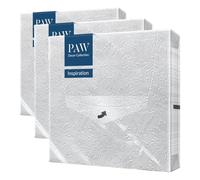 PAW - Servilletas Papel 3 Capas (33 x 33 cm) I 20 Unidades I Servilletas con Diseño de Cumpleaños I Servilletas Papel Decoradas para Cumpleaños, Fiesta, Decoupage I Color: Inspiration Classic (silver)