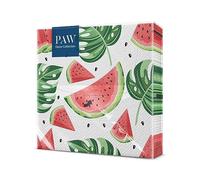PAW - Servilletas Papel 3 Capas (33 x 33 cm) I 20 Unidades I Servilletas con Diseño de Cumpleaños I Servilletas Papel Decoradas para Cumpleaños, Fiesta, Decoupage I Color: Tasty Watermelons